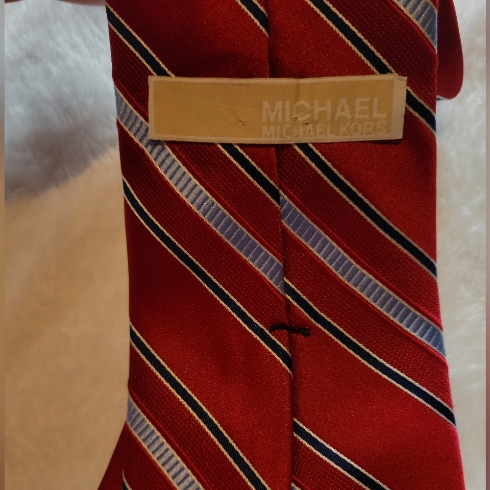 Michael Kors Necktie Tie Father's Day Gift Brand New without Tags Excellent Cond - Picture 5 of 12